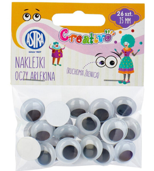 WOBBLY EYES 15MM - 26PCS