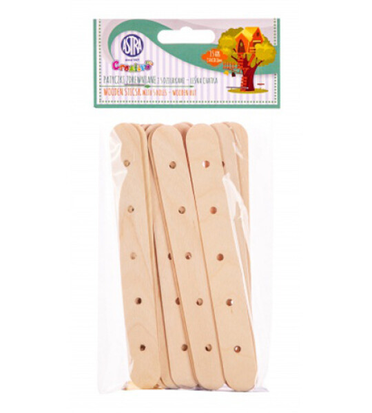 CRAFT WOODEN STICK 150X18X1.6MM 15PCS