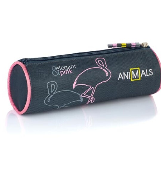ANIMALS PINK FLAMINGO POUCH