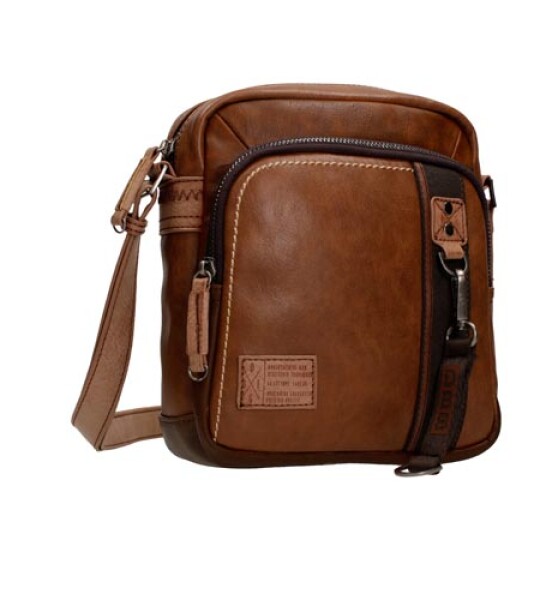 DOGS BY BELUCHI MENS BLACK SHOULDER BAG