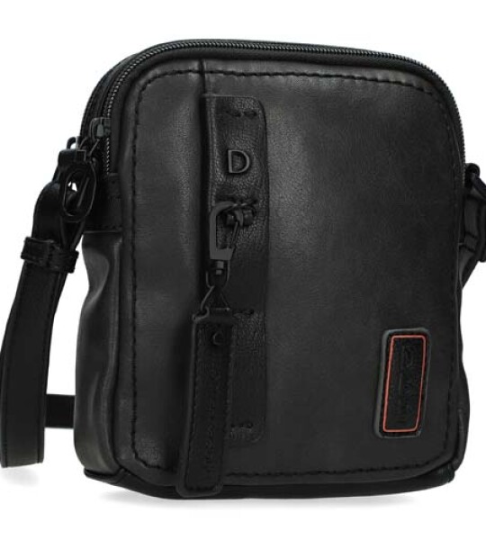 DOGS BY BELUCHI BROWN MENS SHOULDER BAG