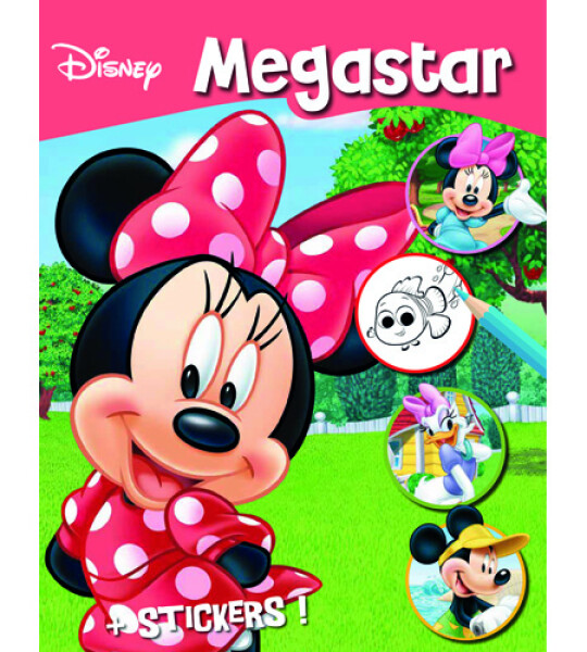 mega colouring book 128 pgs - minnie