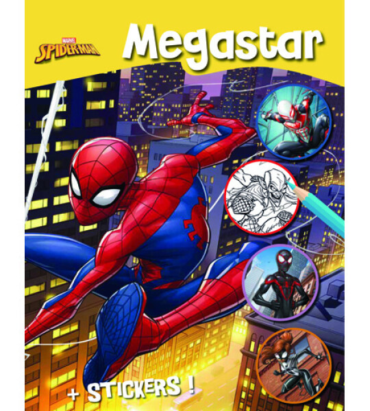 mega colouring book 128 pgs - spiderman