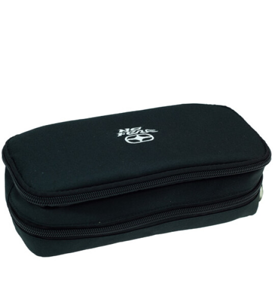 NO FEAR OVAL PENCIL CASE - BLACK
