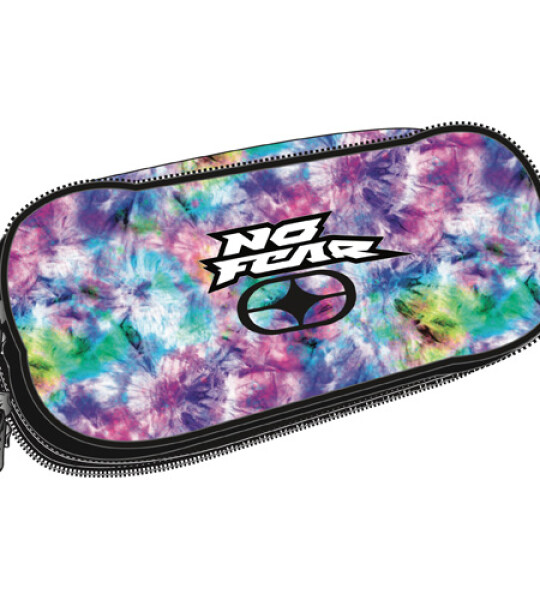 NO FEAR TIE-DYE OVAL PENCIL CASE