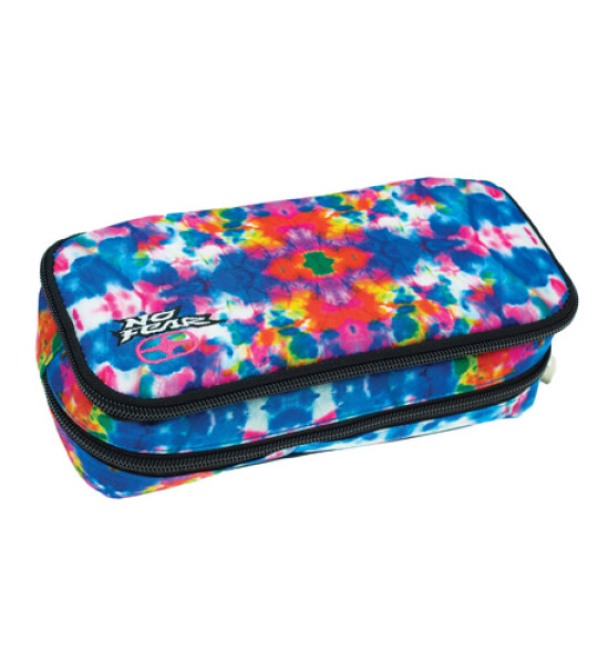 NO FEAR OVAL PENCIL CASE-TIE-DYE