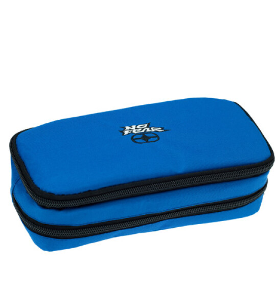 NO FEAR OVAL PENCIL CASE-BLUE