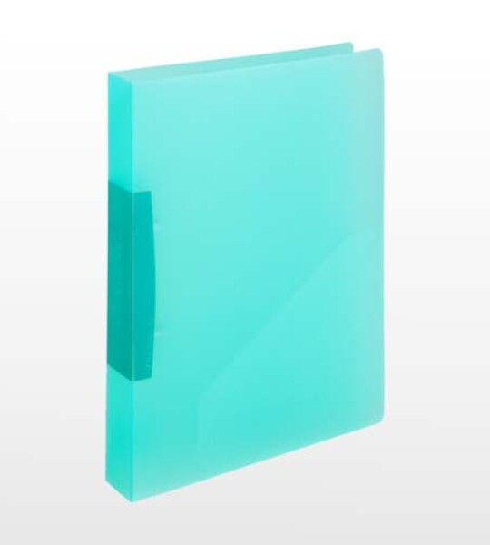 RING FILE TRSP 25MM A4-2D -GREEN
