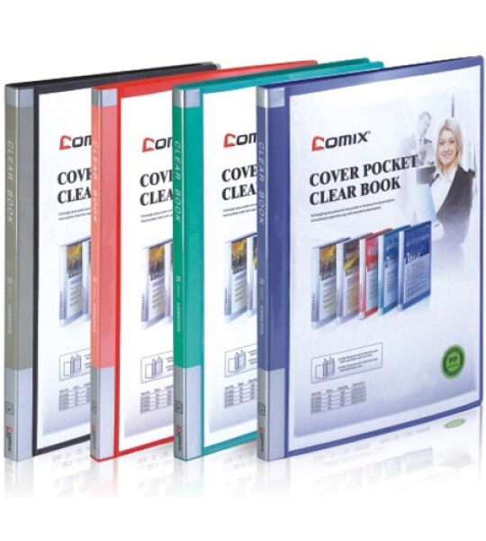 DISPLAY BOOK A5 X 40 PKTS BLACK
