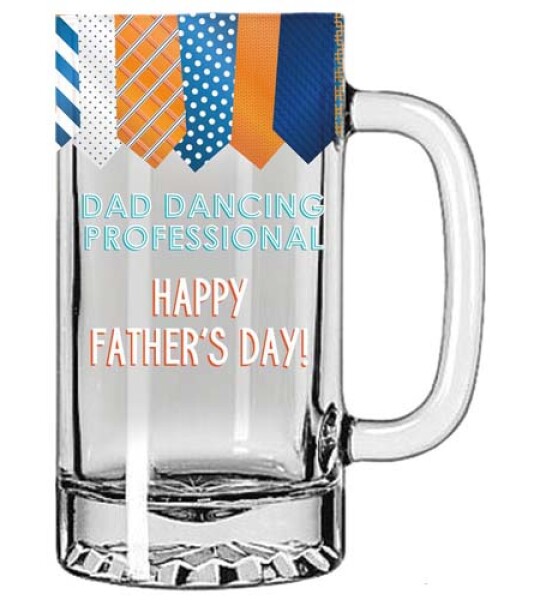 DAD DANCING GLASS TANKARD