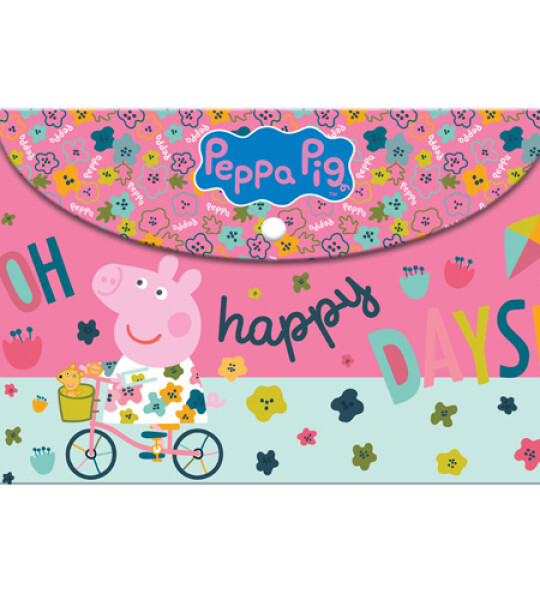 PEPPA PIG BUTTON ENVELOPE A4