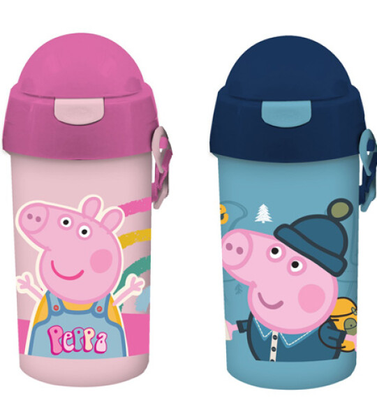 PEPPA PIG WATER CANTEEN 500ML WITH STRAW