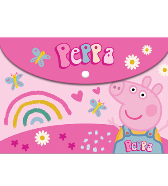 PEPPA PIG BUTTON ENVELOPE A4