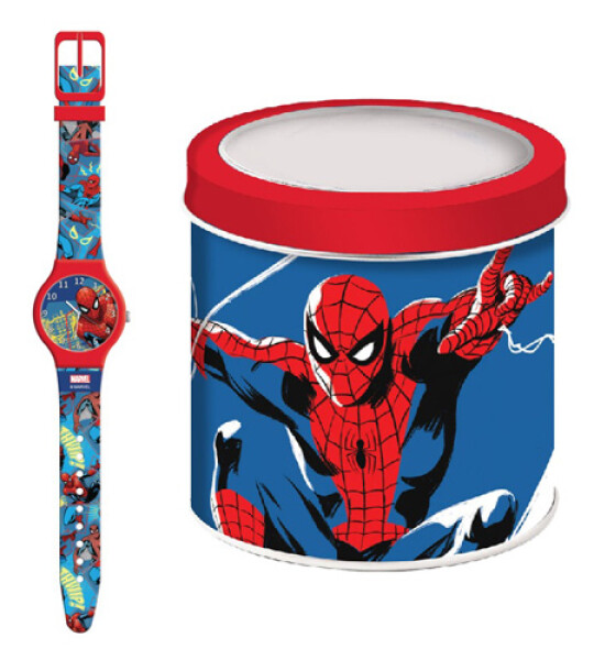 SPIDERMAN WATCH IN TIN BOX