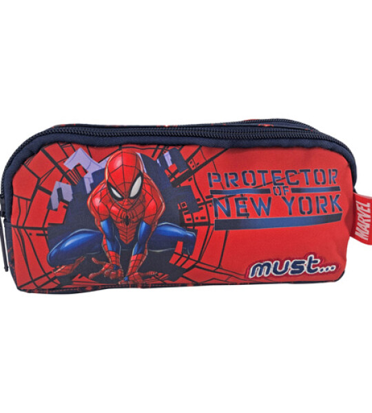 SPIDERMAN PENCIL CASE 2 ZIPPERS