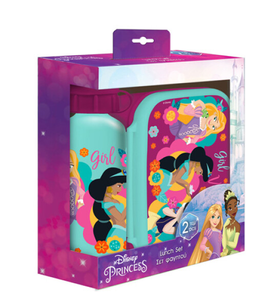 PRINCESS LUNCH BOX-ALUMINIUM WATER BOTTL