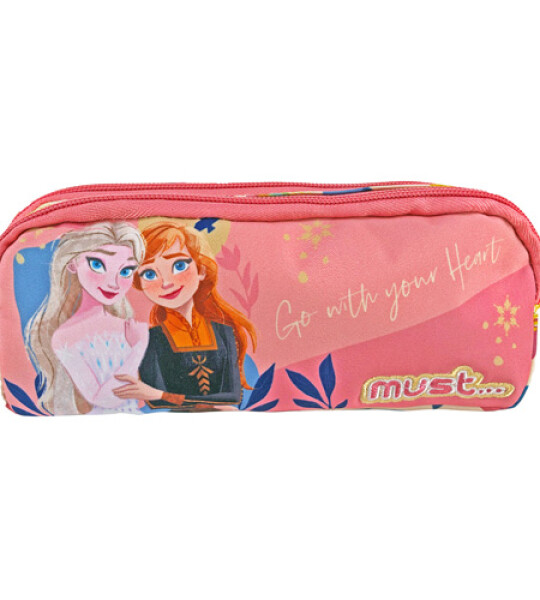 FROZEN PENCIL CASE 2 ZIP - GO WITH YOU