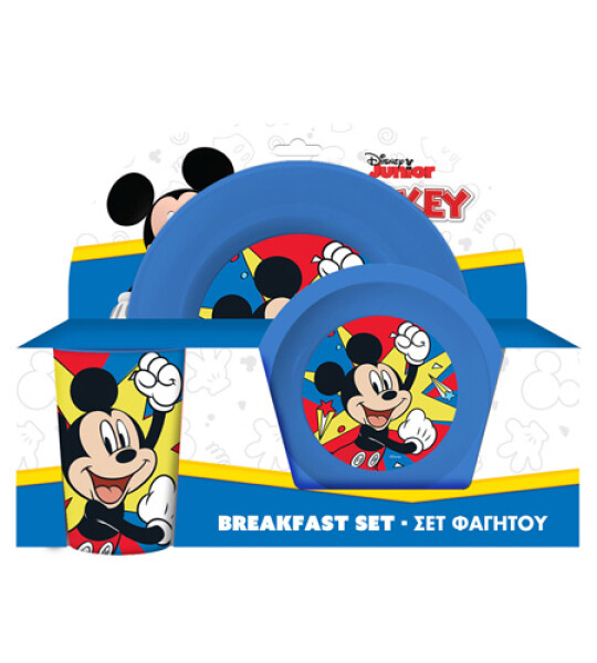 MICKEY MOUSE BREAKFAST SET 3PCS