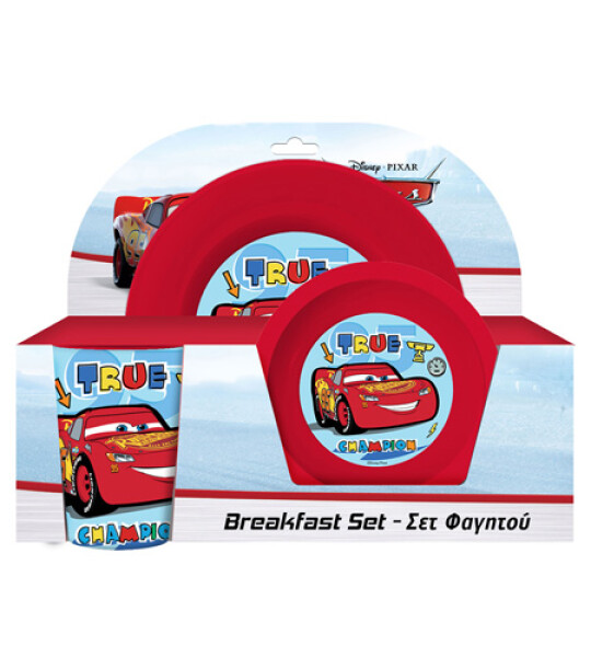 CARS BREAKFAST SET 3PCS