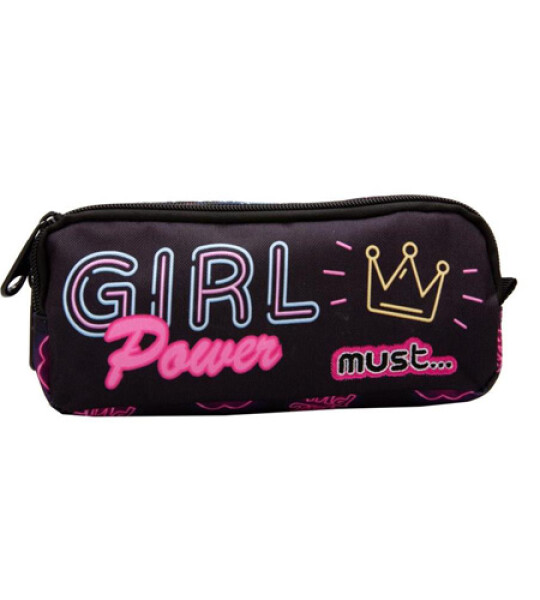 MUST ENERGY 2 ZIPPER PENCIL CASE GIRL PO