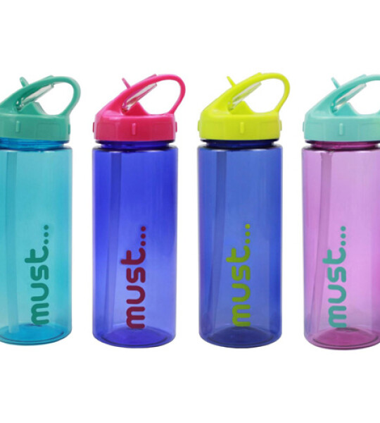 MUST WATER BOTTLE 550ML 4 CLRS