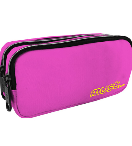 MUST PENCIL CASE MONOCHROME 2ZIPPERS FUC