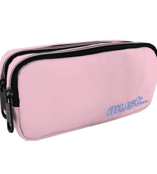 MUST PENCIL CASE MONOCHROME 2ZIPPERS LIG