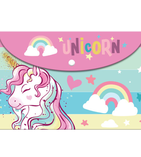 MUST BUTTON ENVELOPE A4 - UNICORN