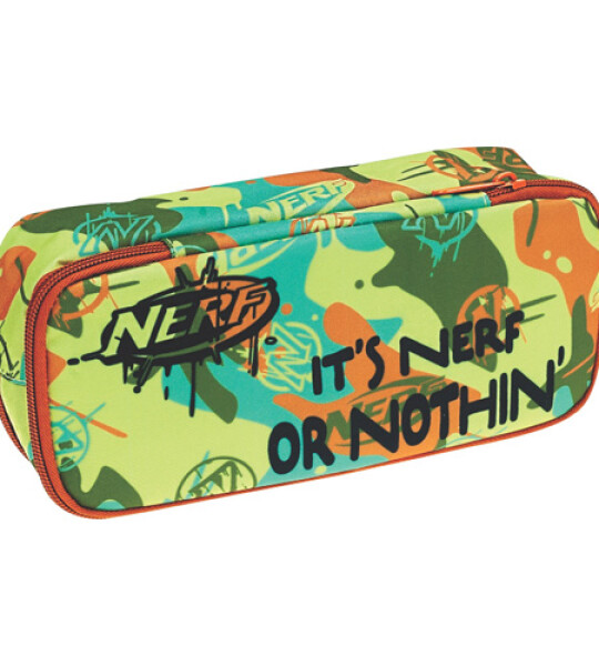 NERF CAMO OVAL PENCIL CASE