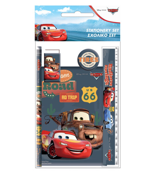 CARS STATIONERY SET