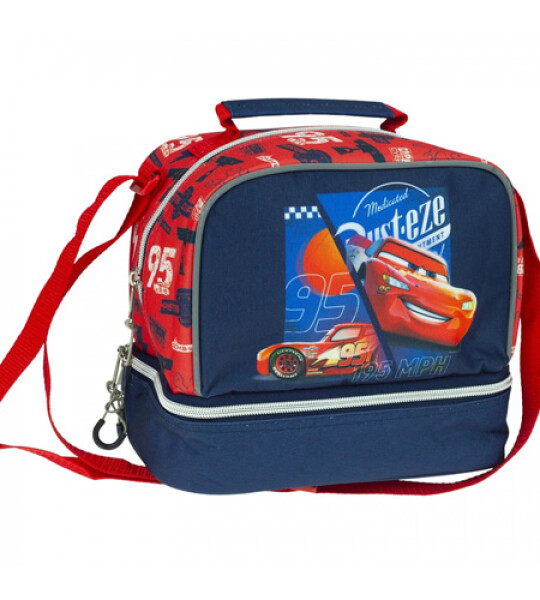 CARS DOUBLE VISION OVAL LUNCH BAG