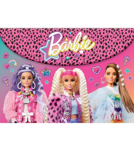 BARBIE BUTTON ENVELOPE A4