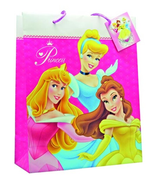 PRINCESS GIFT BAG 18X23X10CM