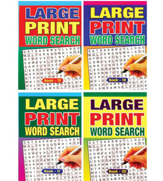 WORD SEARCH LARGE PRINT A5 160PGS