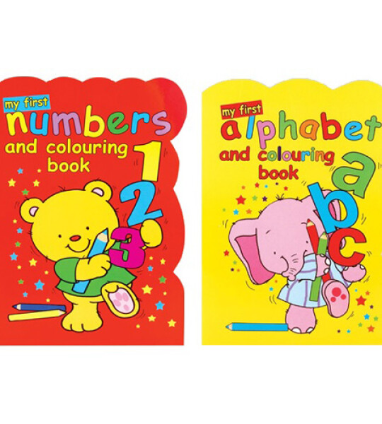 ABC/123 COLOUR BOOK 24X33CM 16PG