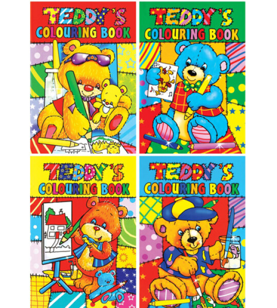 TEDDY COLOURING BOOK A4 64PGS