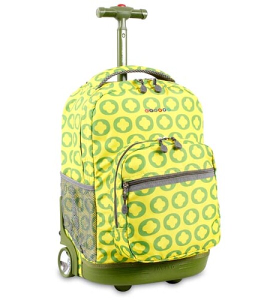 SUNRISE TROLLEY BAG - LIME LOGO