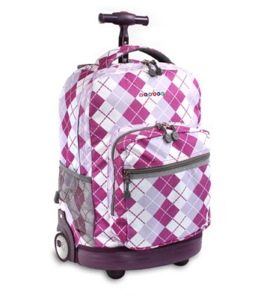 SUNRISE TROLLEY BAG - ARGYLE PURPLE
