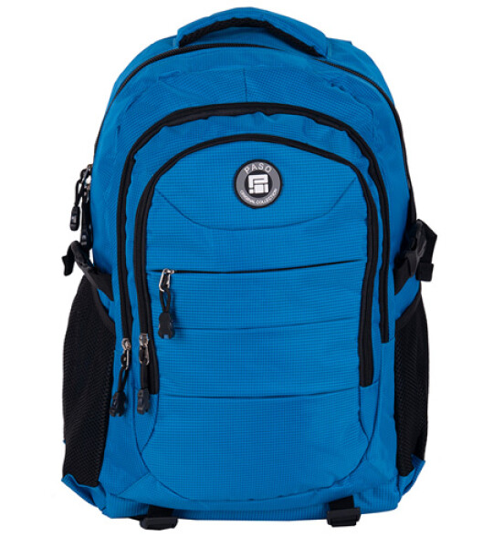 BEUNIQ BACKPACK 2COMP+2 FRONT POCKET-BLU