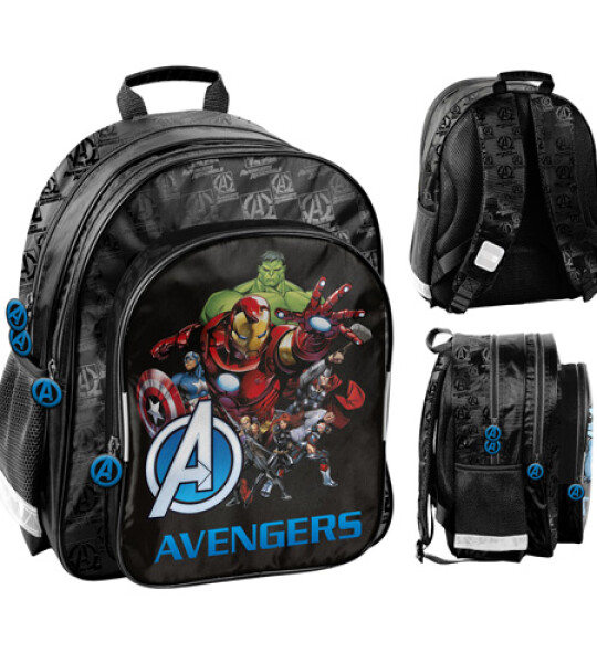 avengers backpack 2comp+2 side pockets
