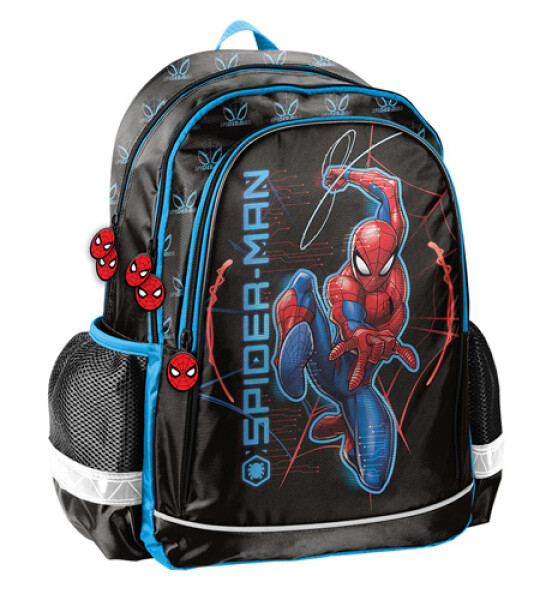 SPIDERMAN BACKPACK 3COMP+2SIDE POCKETS
