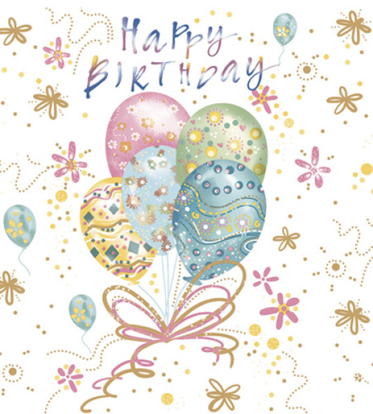 napkins paper - happy birthday