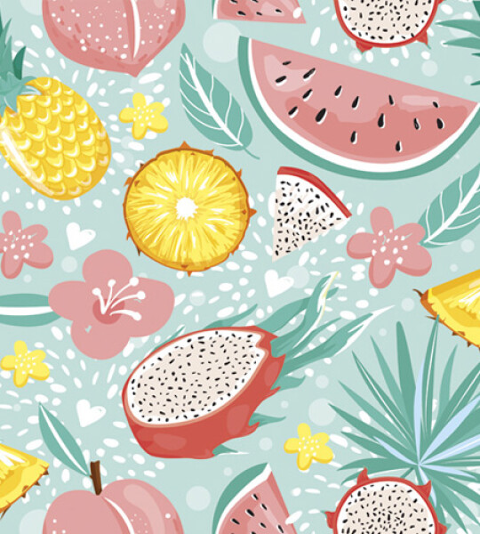 napkins paper - summer fruit