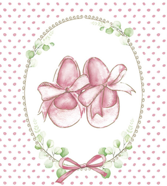 napkins paper - baby girl