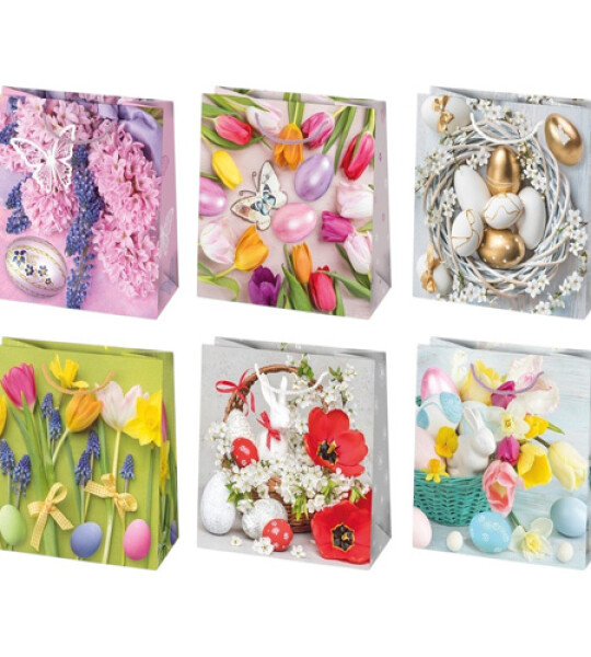 gift bags 15cm x 15cm - easter