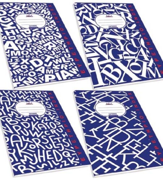 indexed exercise book 17x25