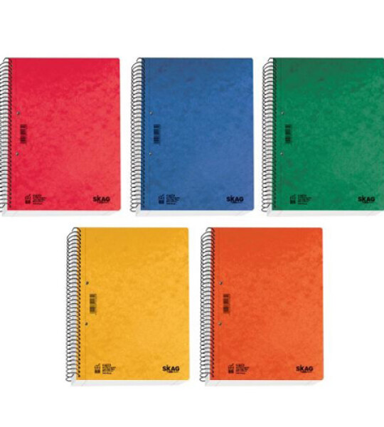 notebook spiral a4 - 3 sub. perforated