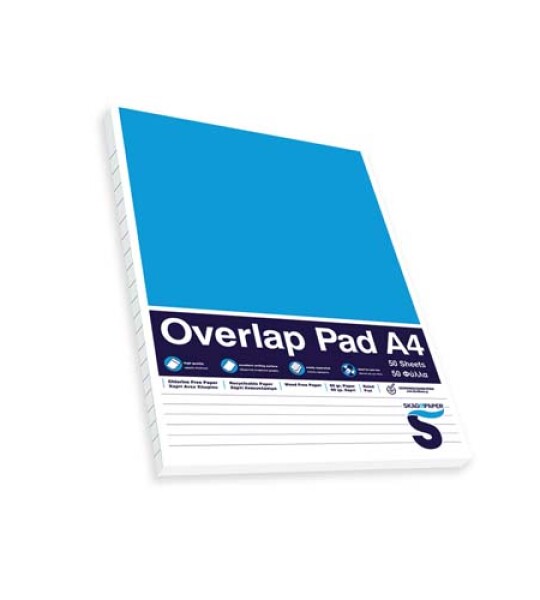 writing pad a4 x 50 sheets lined