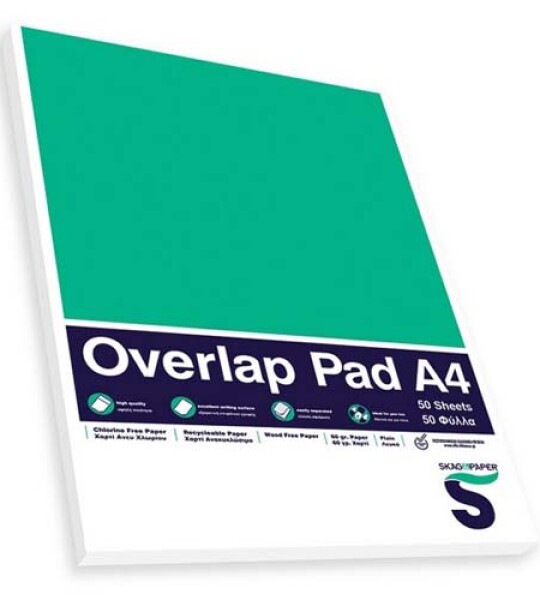 writing pad a4 blank x50 sheet