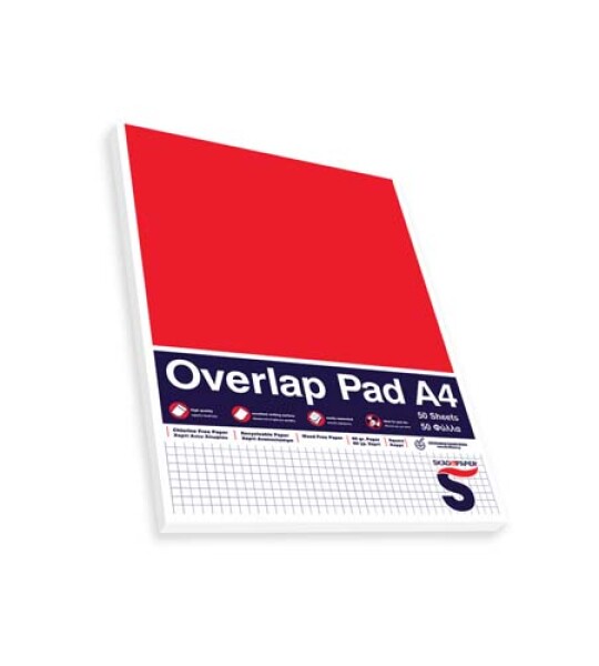 writing pad a4 squares x 50she